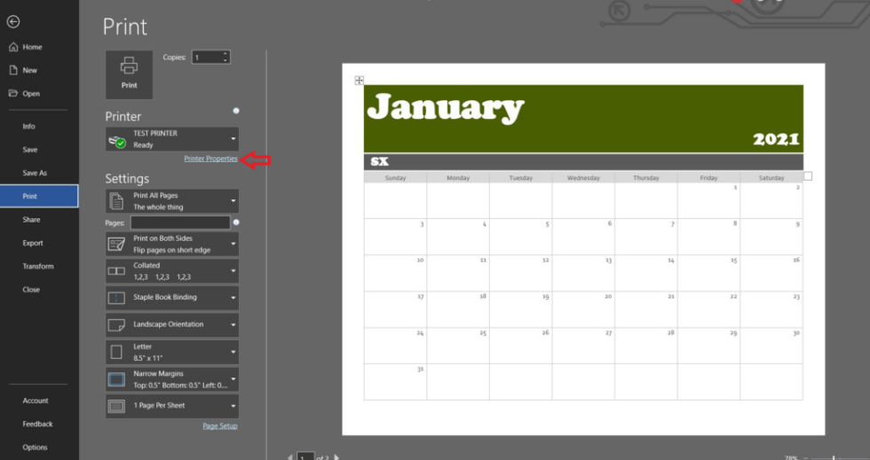 Using the Staple Function While Printing Print finishing options