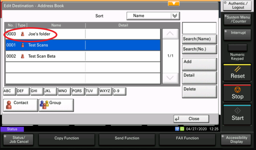 How to scan to a network folder on Kyocera