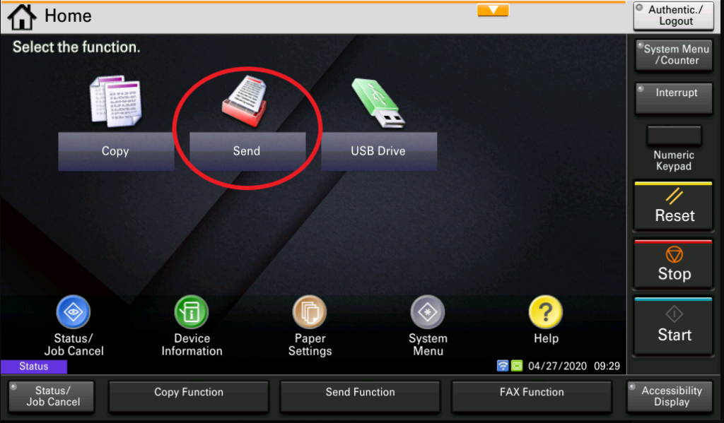 How To Scan To A Network Folder On Kyocera