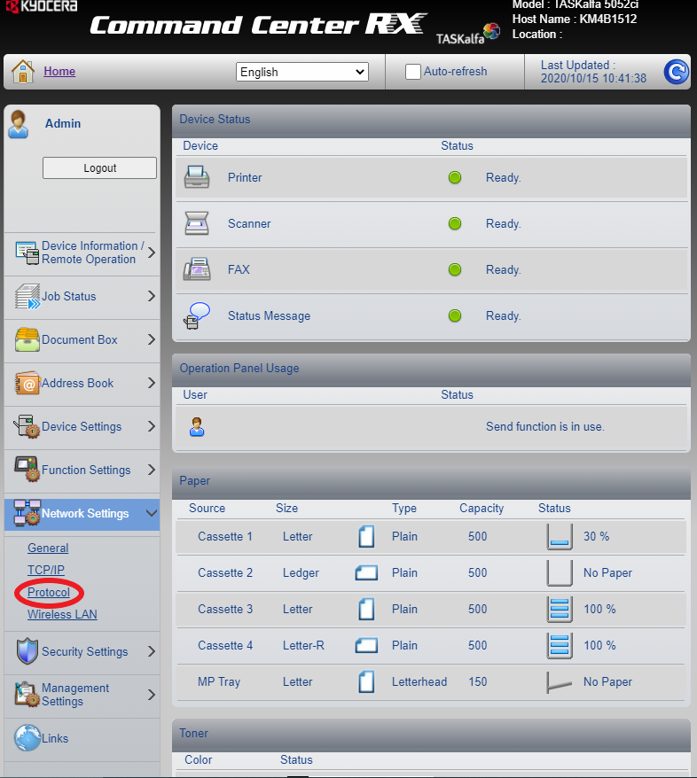 Network Settings Protocol