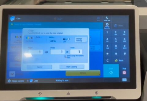 How To Copy ID Card Both Sides On One Page Canon MFP