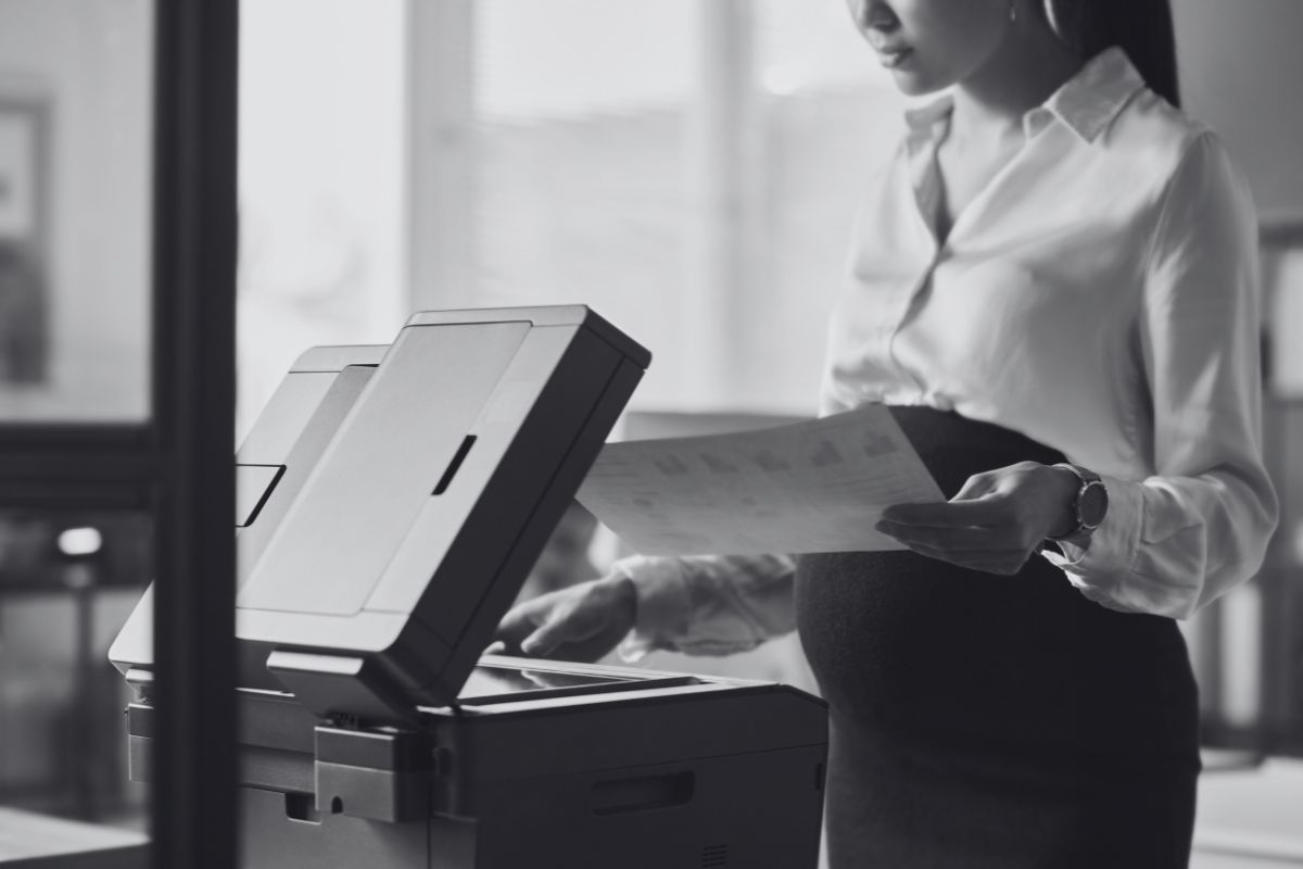 Copier black and white featured image