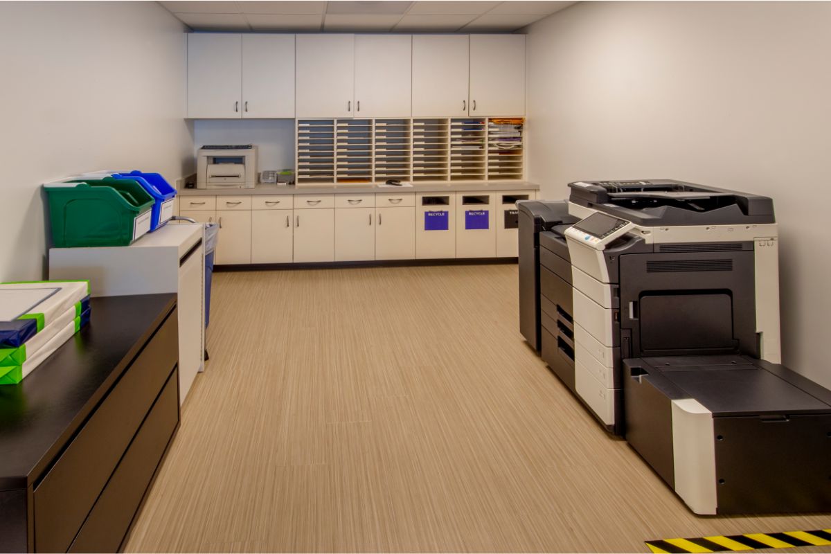 Postage Meter in a Rhode Island Mail Room